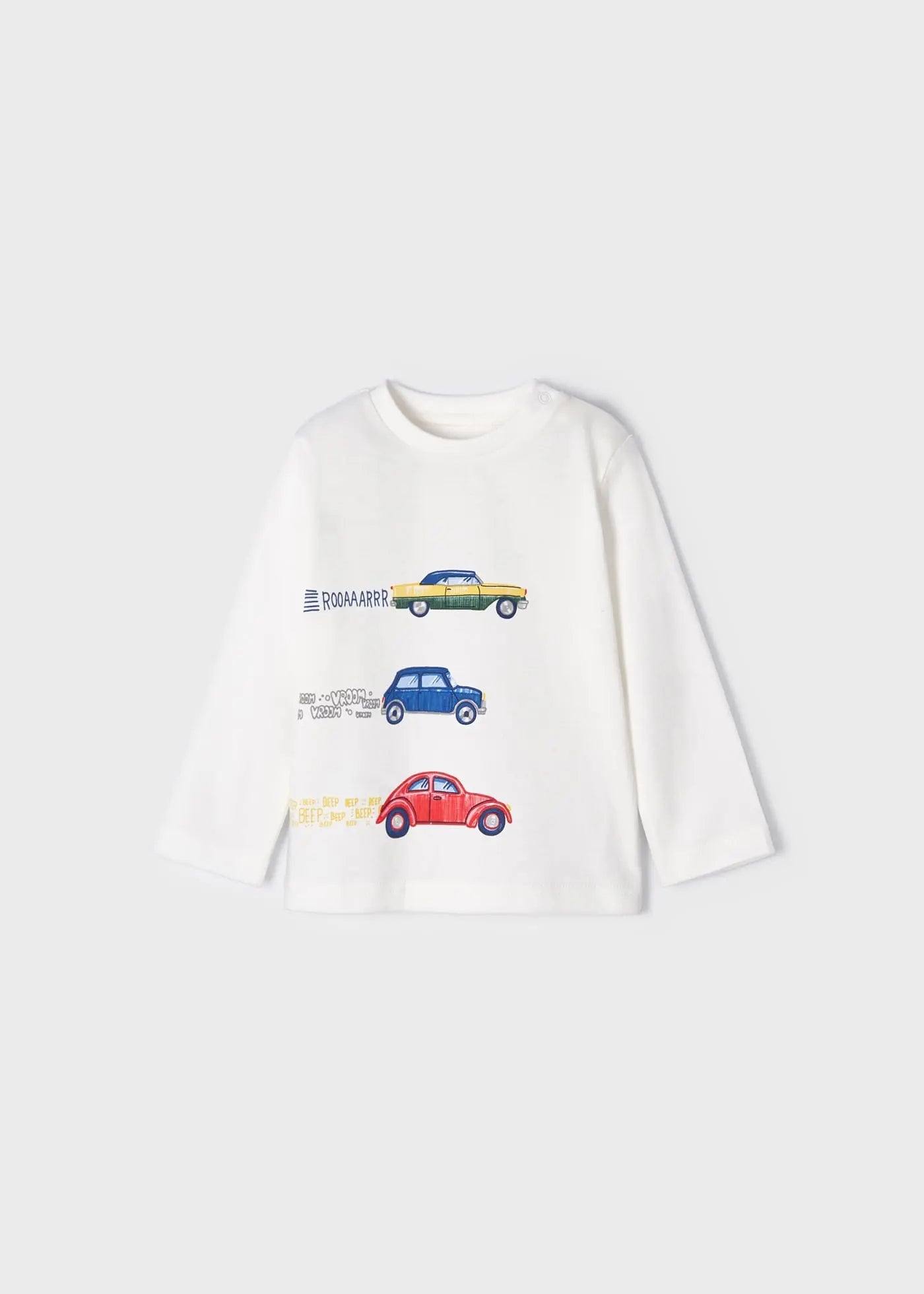 Long Sleeve Vehicles T-shirt Baby Boy | Mayoral - Mayoral