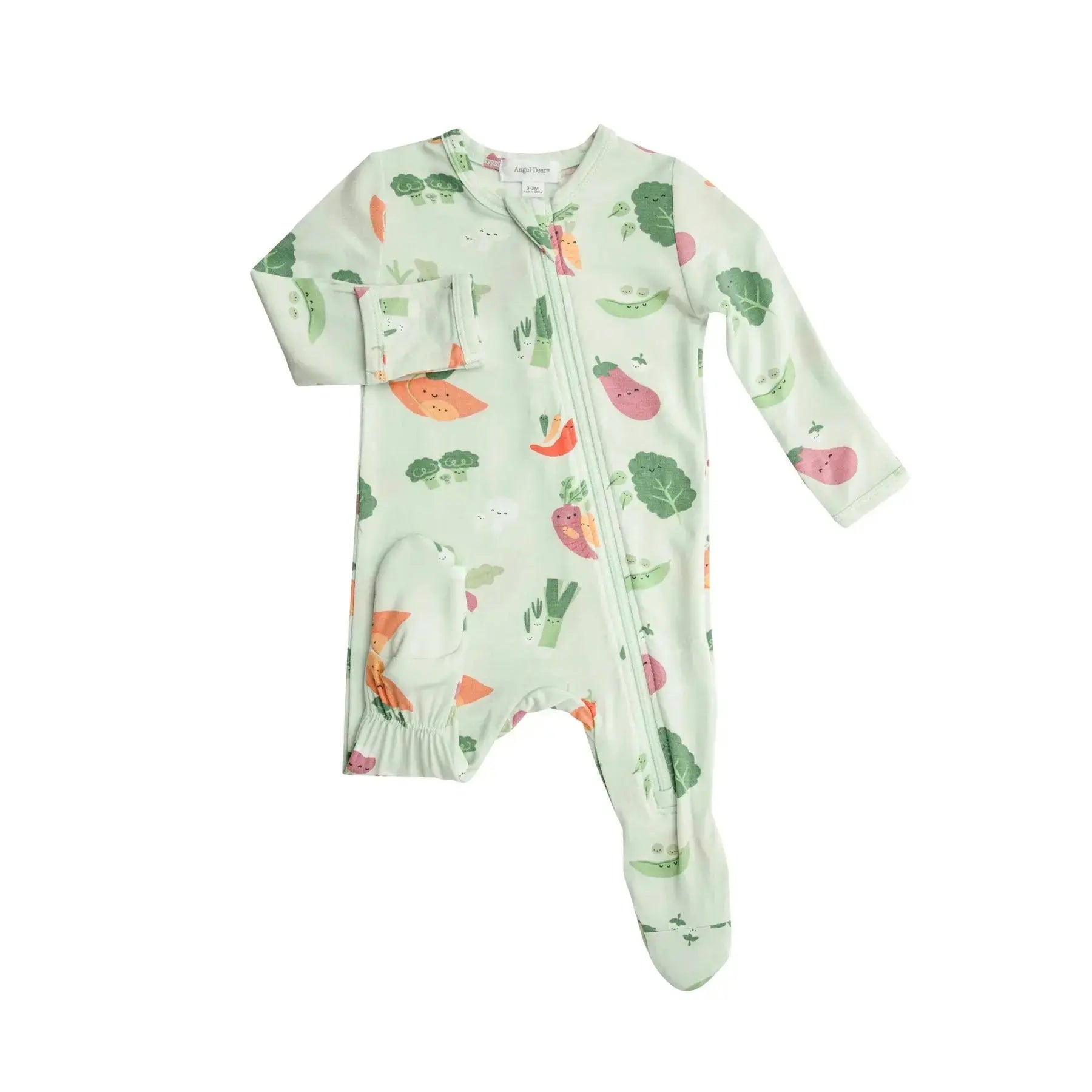 Zipper Footie - Veggie Family | Angel Dear | Angel Dear | Jenni Kidz