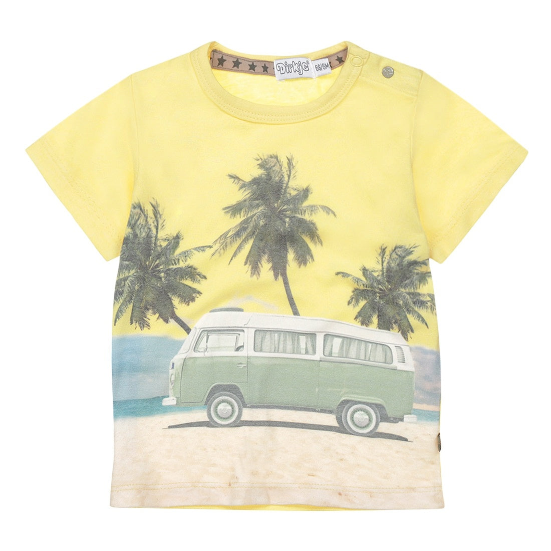 Boys T-shirt Yellow Bus | Dirkje - Jenni Kidz