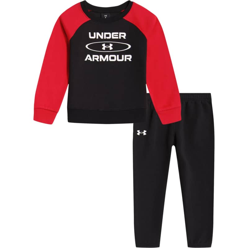 Boys' Raglan Crewneck Set - Black | Under Armour - Jenni Kidz