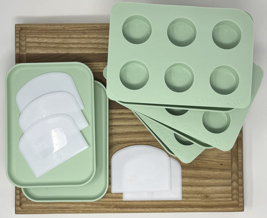 GREEN - Original CakePuck Mold Set – Benty Cakes LLC