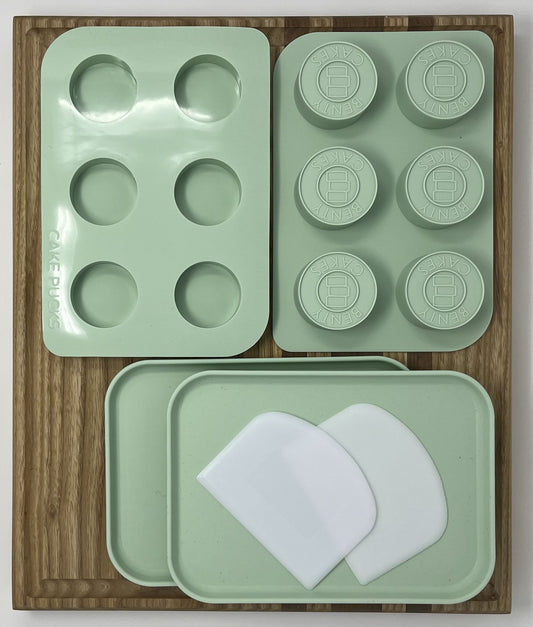 GREEN - Original CakePuck Mold Set – Benty Cakes LLC