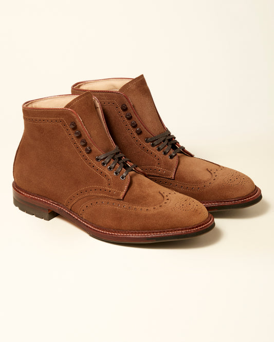 Seattle Snuff Longwing Mortar Blucher Brick + Suede – Pike\