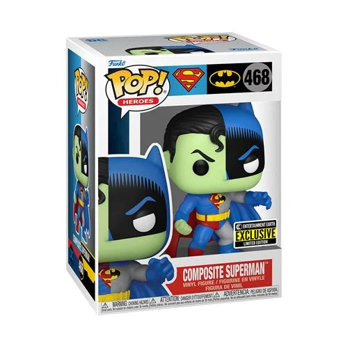 Funko POP! Heroes: Superman/Batman #468 - Composite Superman (Entertai –  Poppin' The box