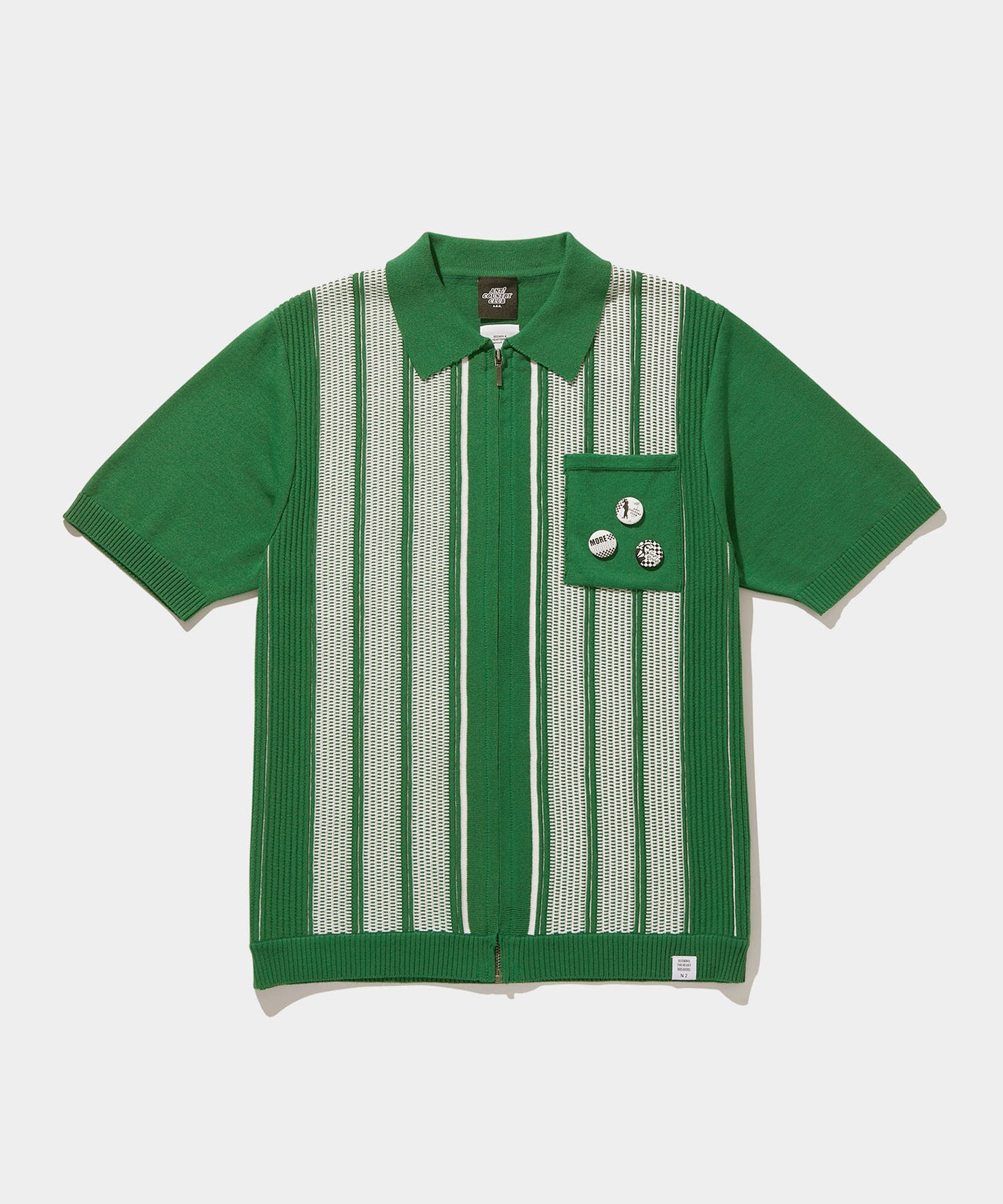 BEDWIN × ANTI COUNTRY CLUB KNITPOLO グリーン-