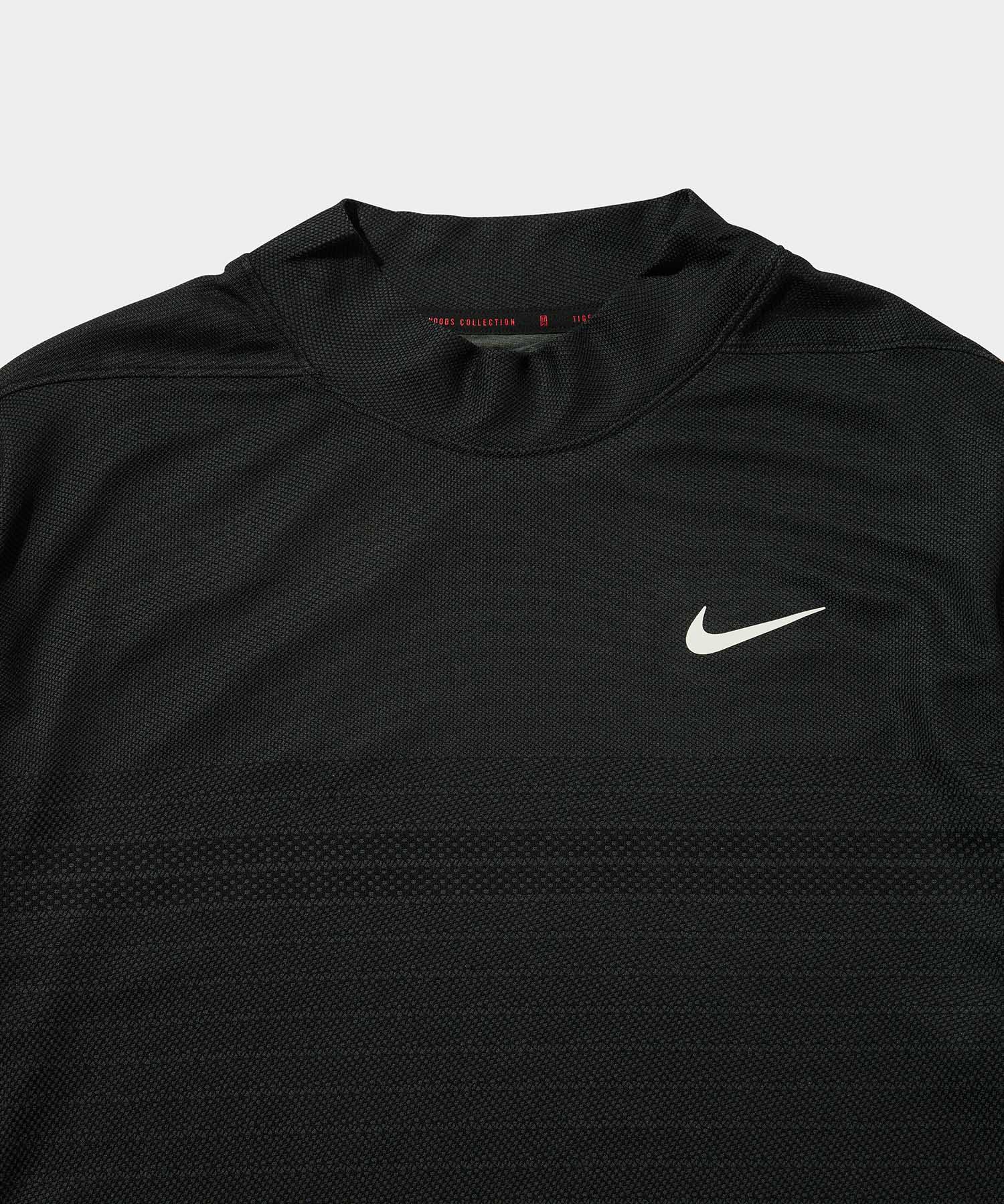 限定特価】NIKE タイガーウッズ モックネック Tシャツ 黒 ウエア(男性