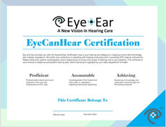 Eye Can Hear - EyeCanHear Certification with Eye and Ear