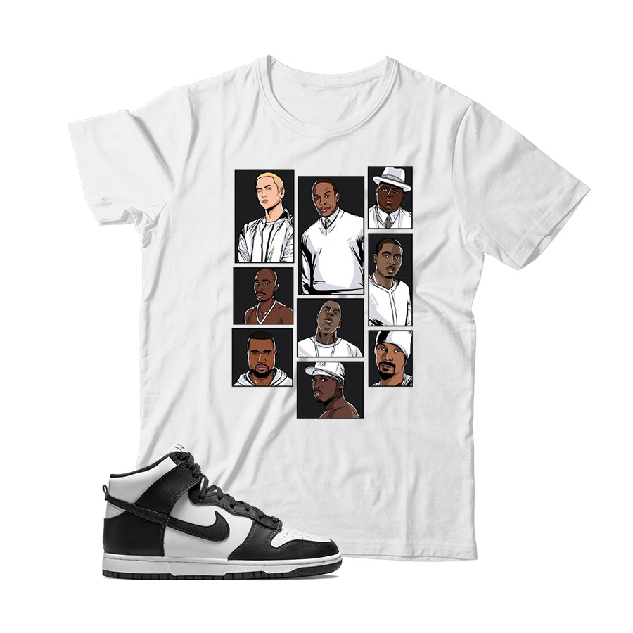 Rap T-Shirt Match Nike Dunk High Panda – Shirt Match Kicks