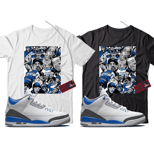 jordan 3 racer blue shirts