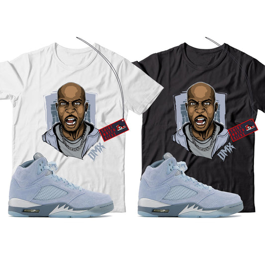 blue bird jordan 5 shirt