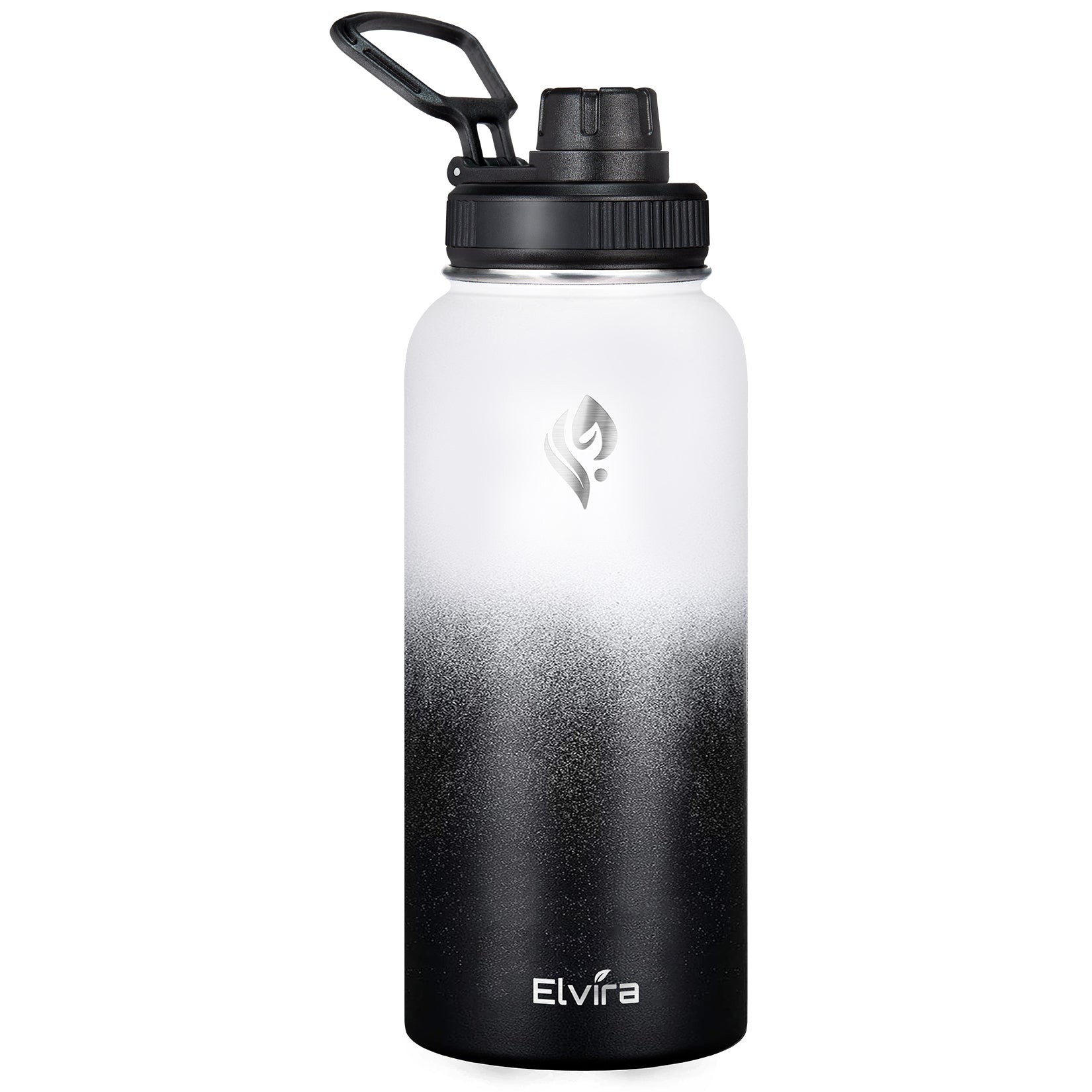 Elvira 32oz Vacuum Insulated Stainless Steel Water Bottle with Straw & Spout Lids