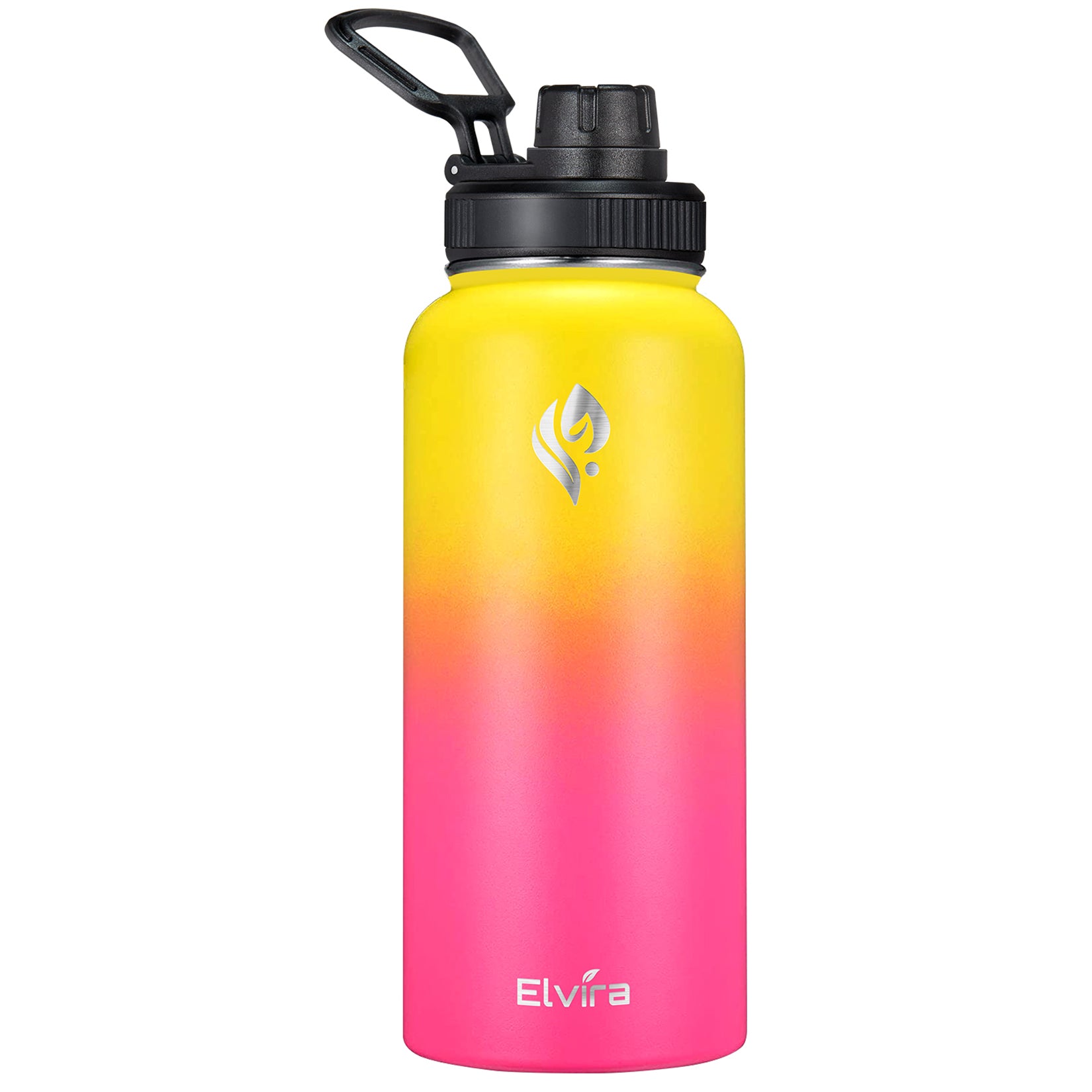 Elvira 32oz Vacuum Insulated Stainless Steel Water Bottle with Straw & Spout Lids