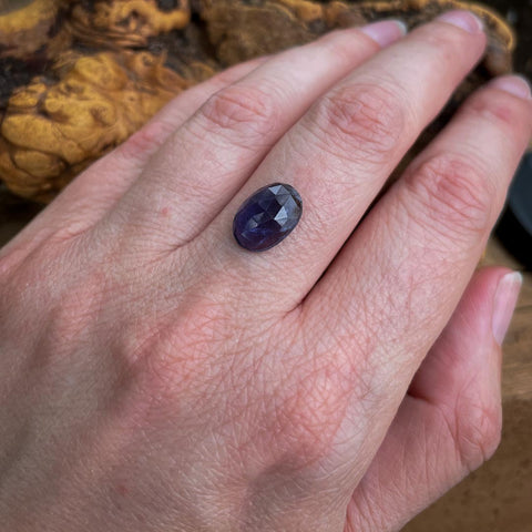 Iolite Stacking Ring