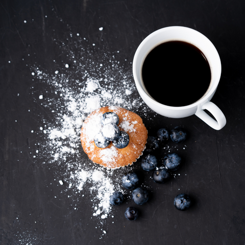 Blueberry Muffin with Colombian Coffee