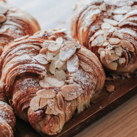 Almond Croissant - Coffee Purrfection