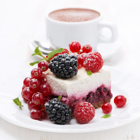 Fresh Berries and Light Roast Coffee - Coffee Purrfection