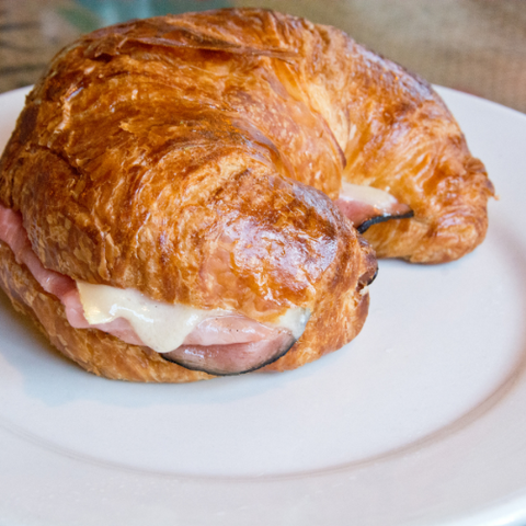 Ham and Cheese Croissant - Coffee Purrfection