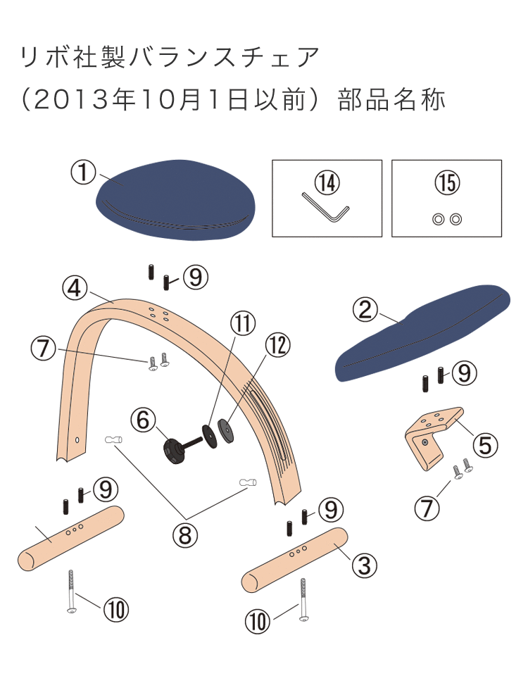 バランス チェアー イージー リボ社