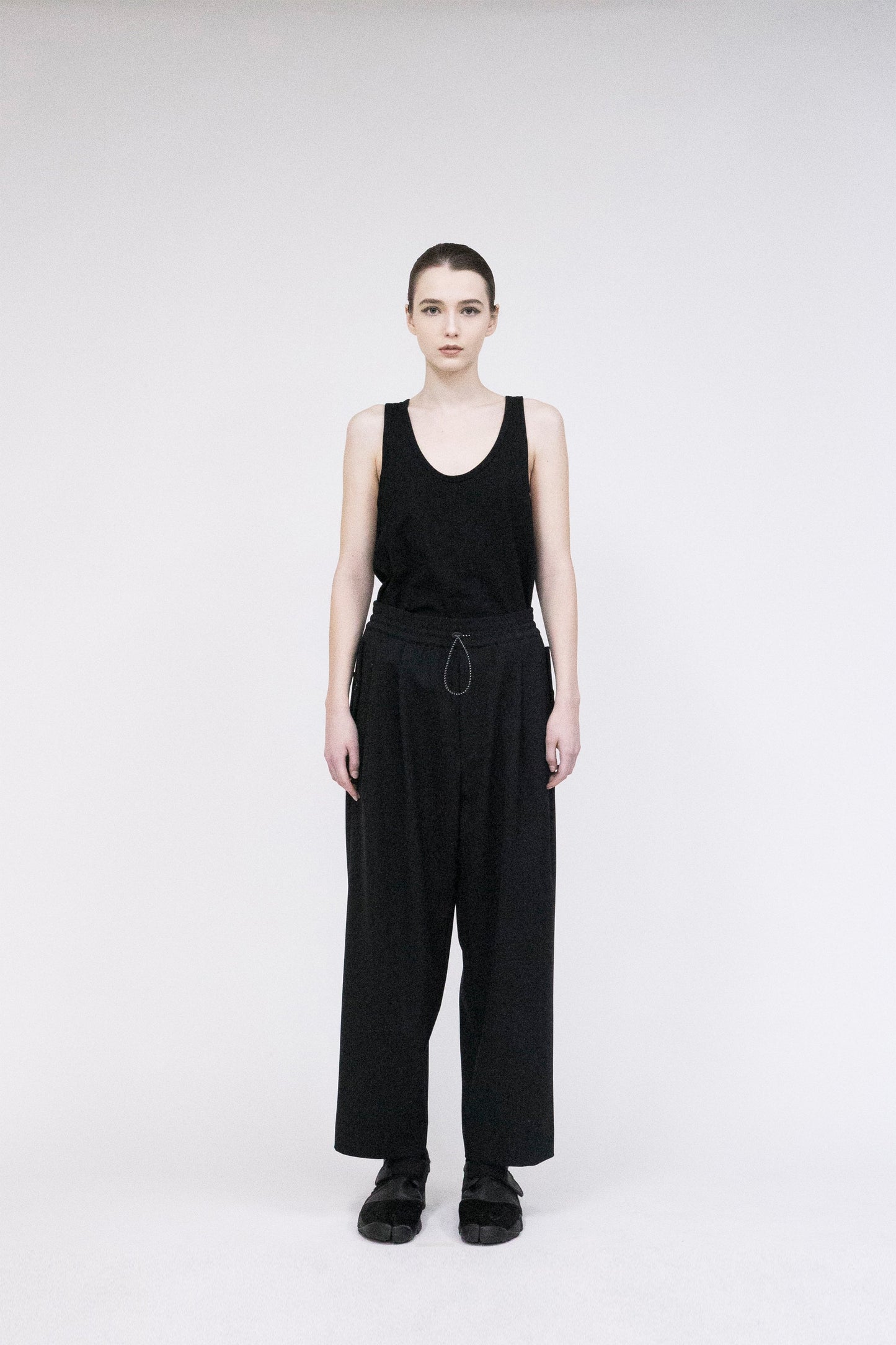 VOAAOV VINTAGE WOOL EASY PANTS – TOYASIDO