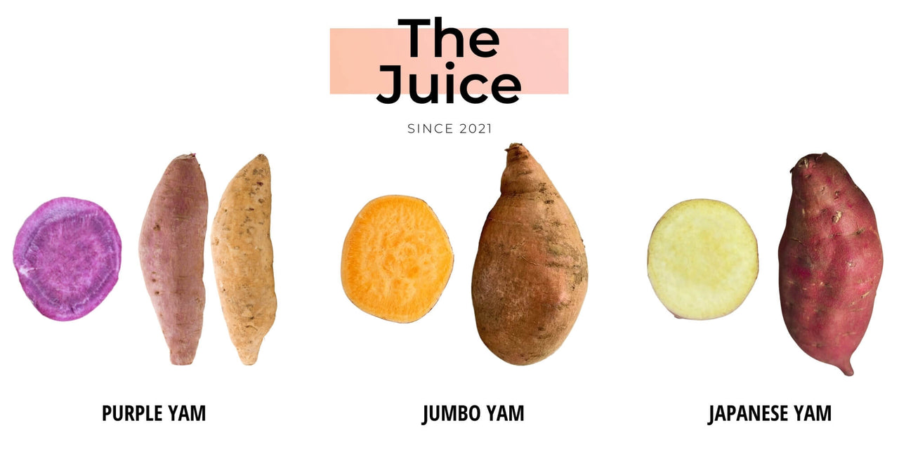 Three Most Common Yam Varieties Purvey'd