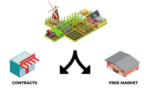 Farm crop distribution