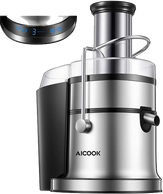 Aicok Juicer Centrifugal Juicer Machine Wide 3&rdquo Feed Chute Juice Extractor Easy to Clean, Fruit Juicer with Pulse Function