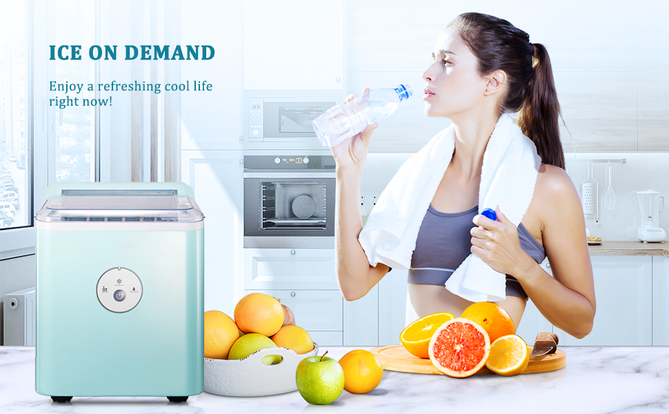 ice on demand, enjoy a refreshing cool life right now, aicook, aicok