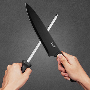 DEIK Knife Set High Carbon Stainless Steel Kitchen Knife Set 16 PCS BO  Oxidation for sale online