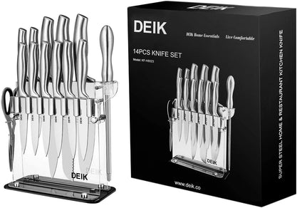 PARIS RHÔNE 16-Piece all-in-One High-Carbon Stainless Steel Knife Set