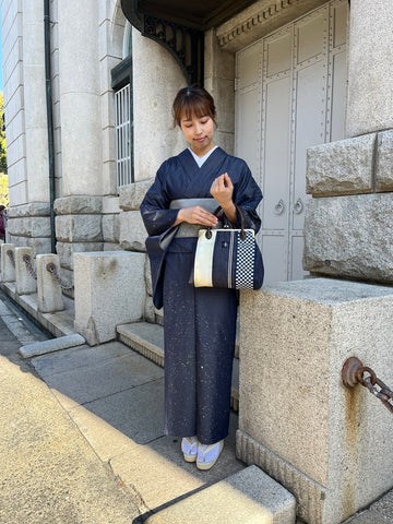 児島帯 | kojimaobi | デニム帯 | obi | 岡山デニム | デニム着物 | kimono | シルクデニム | 児島デニム | 岡山着物 | 畳べり | 七彩染 | 着物コーデ | japankimono | denim | 着物女子 | カジュアル着物 |児島帯バッグ | デニムバッグ | たたみべりバッグ