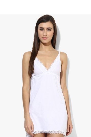 Buy Red Rose Cotton Camisole - White at Rs.336 online