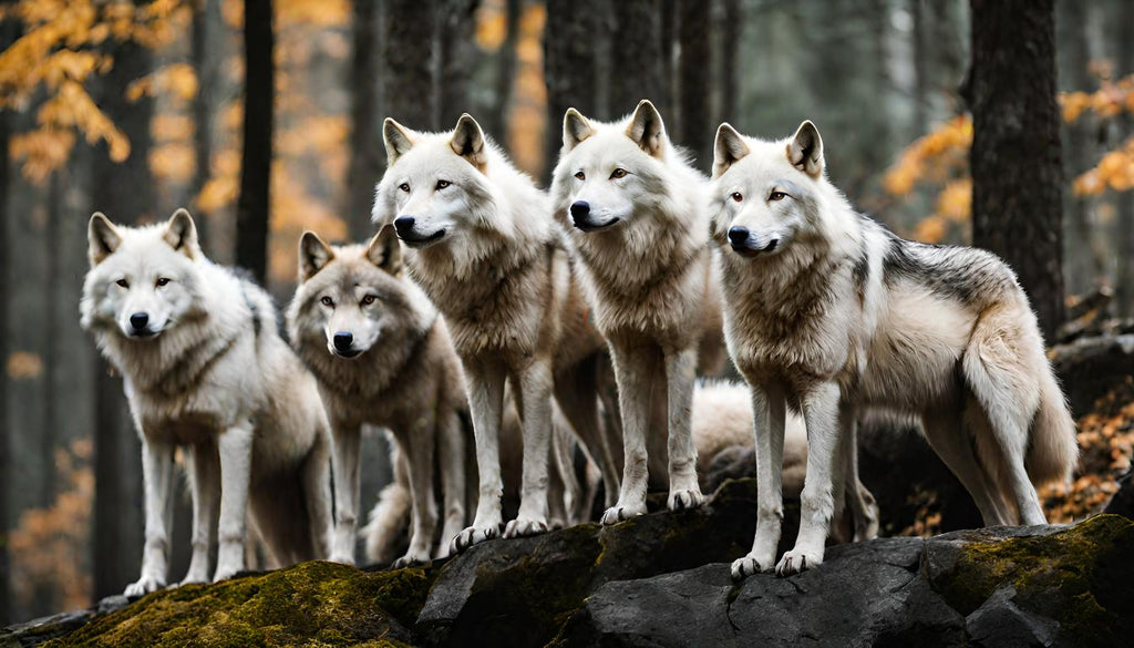 white wolves pack