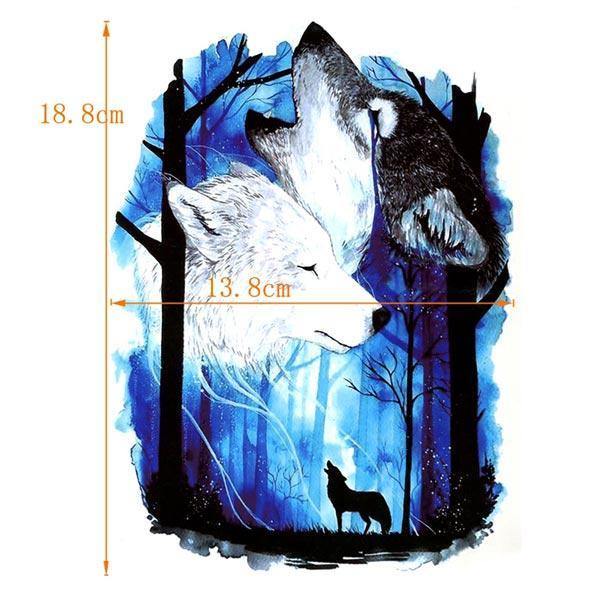 Wolf Tattoo Over 29102 RoyaltyFree Licensable Stock Vectors  Vector Art   Shutterstock