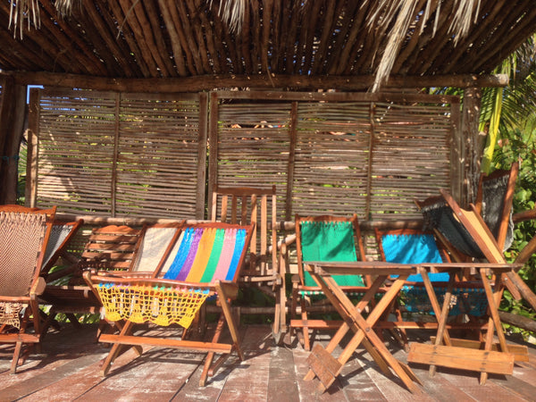 An oceanside cabana