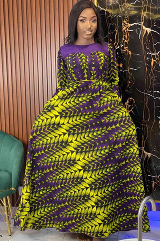 robe longue africaine