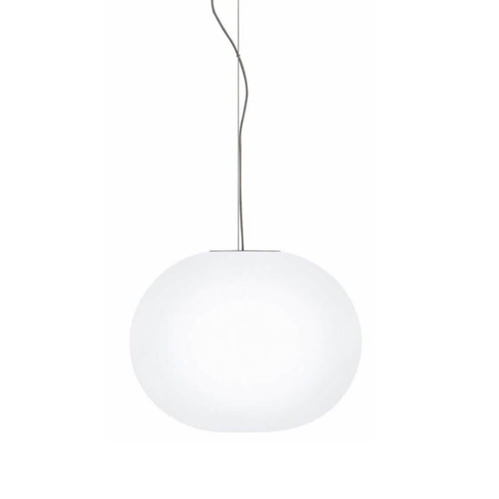 Flos Glo-Ball S2 pendant lamp opal white 110 Volt – Shopdecor