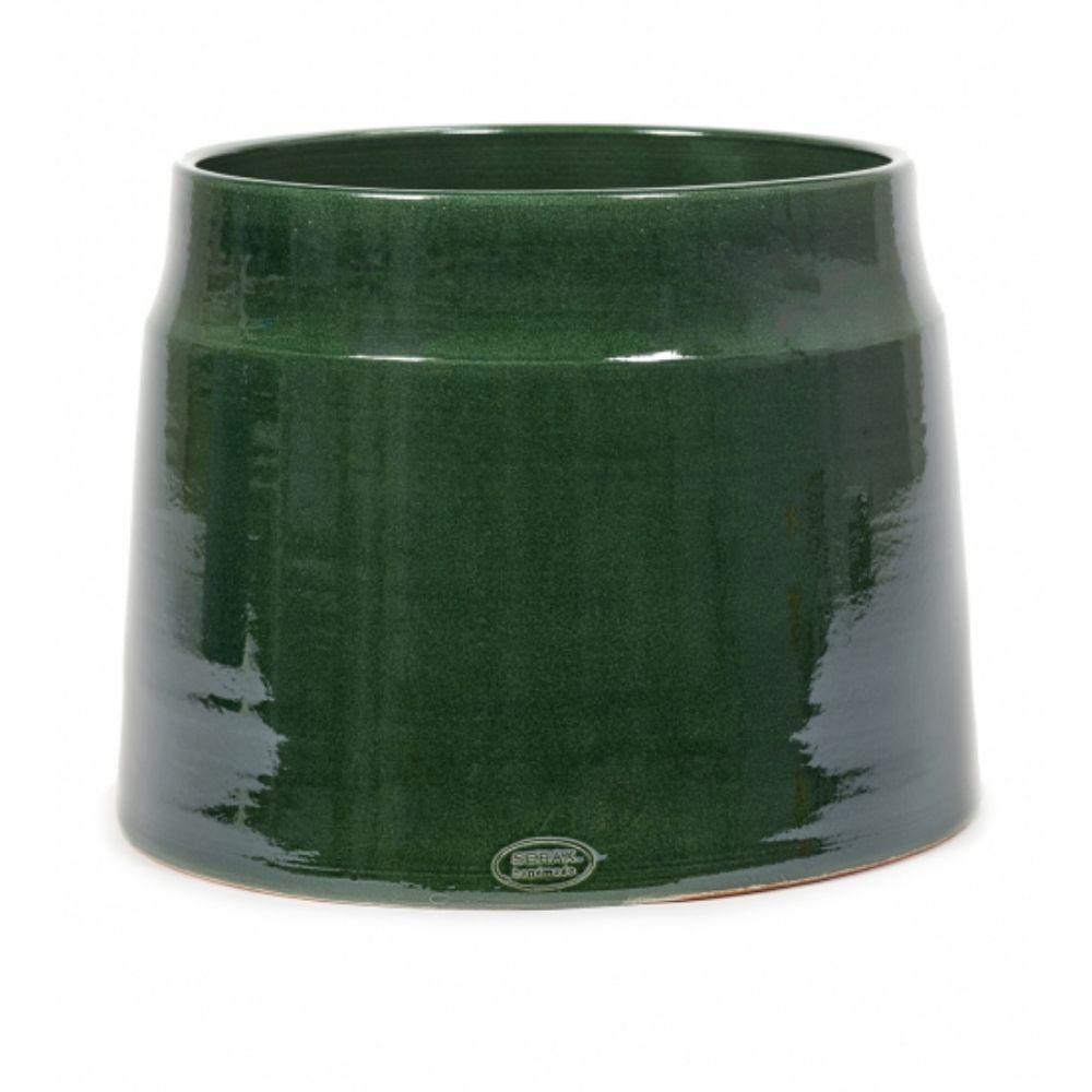 wij Ochtend gymnastiek heilig Serax Glazed Shades large flower pot green | by Studio Serax – Shopdecor