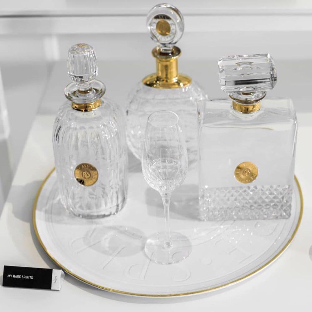 Vista Alegre My Rare Spirits Century whisky decanter with gold decorat – Shopdecor