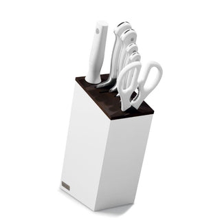 Wüsthof Classic White 5-piece knife set version santoku including block,  1090270501