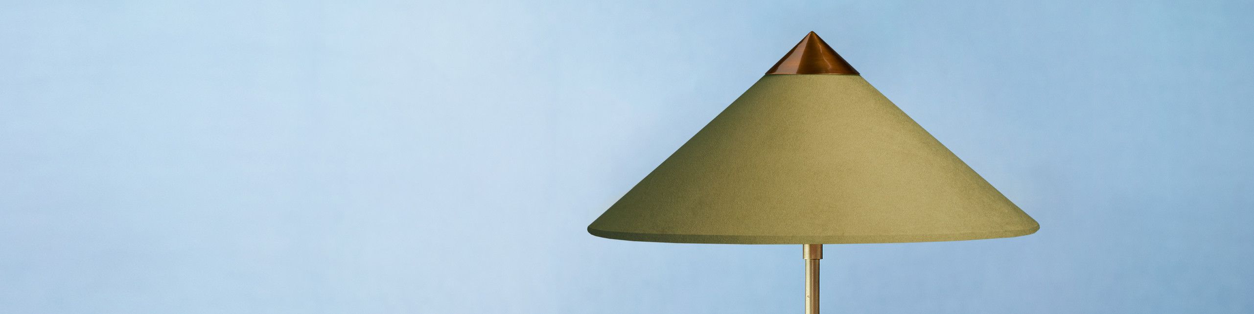 Cone lampshades, Tall cone shaped shades