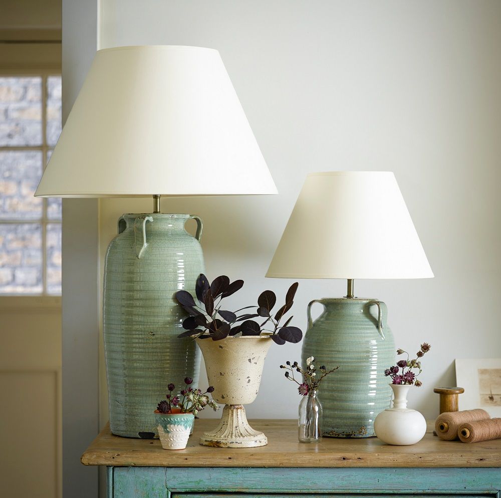 Pooky Fingal Lamp in Celedon from £55, Empire Shade in Cream from £56 (4)