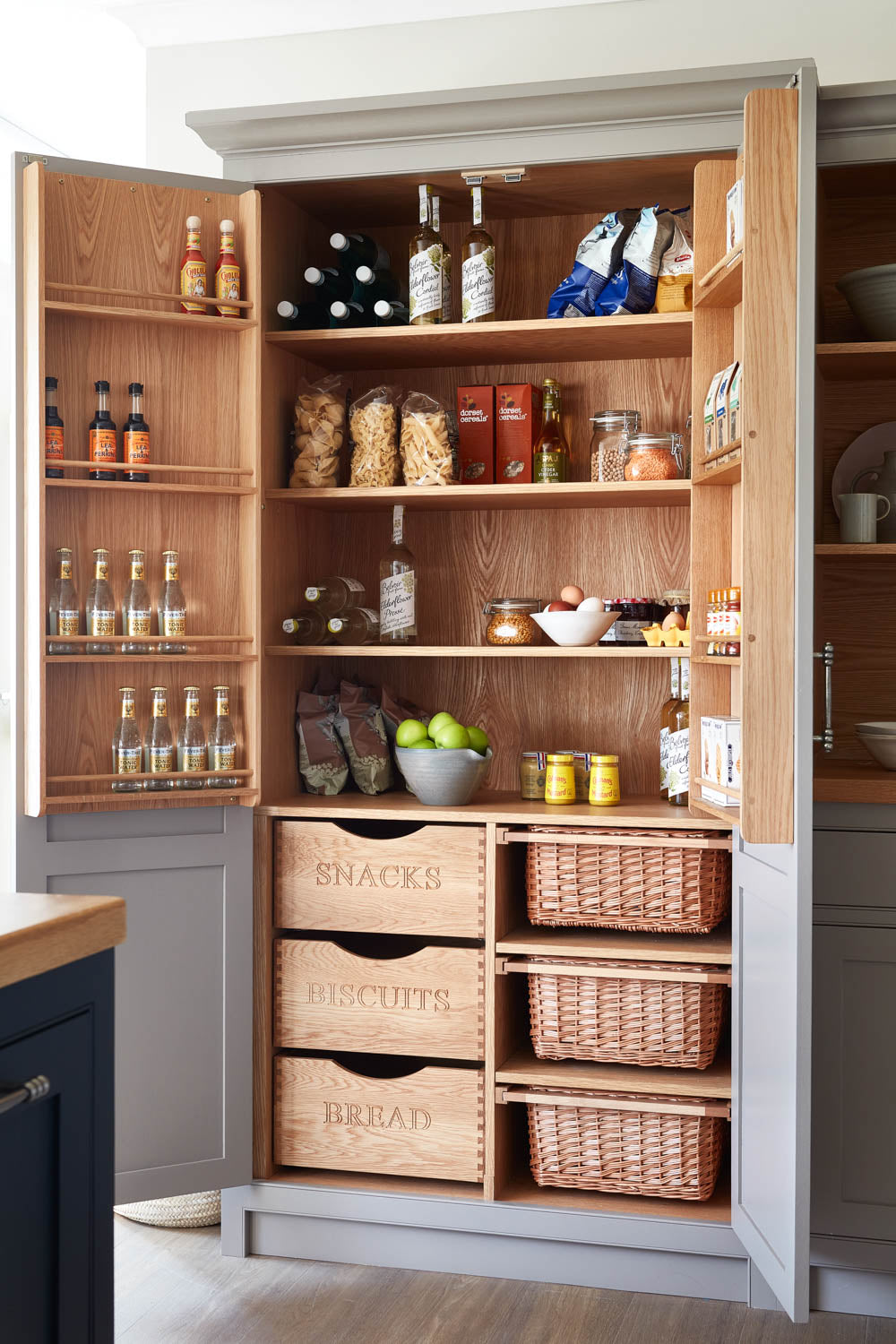 pantry cupboard naked kitchens