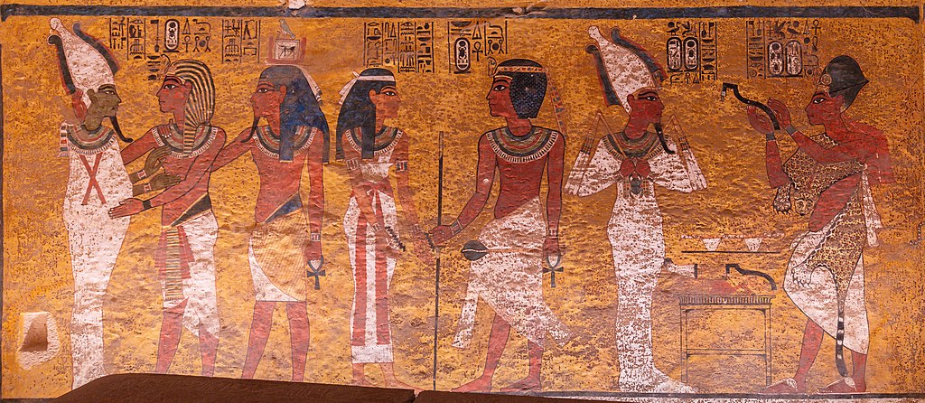 egyptian tomb painting