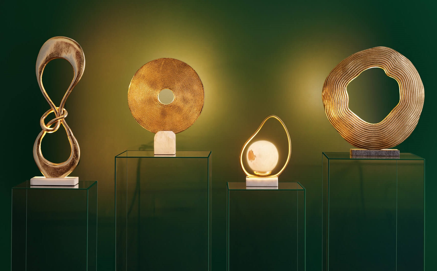 sculptural table lamps