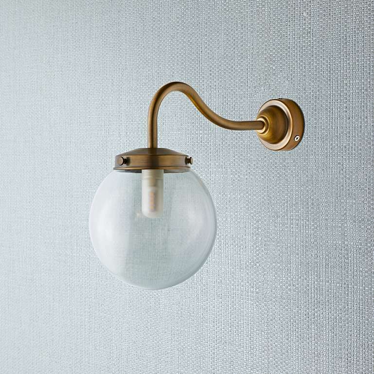 Beautiful wall lights in glass with