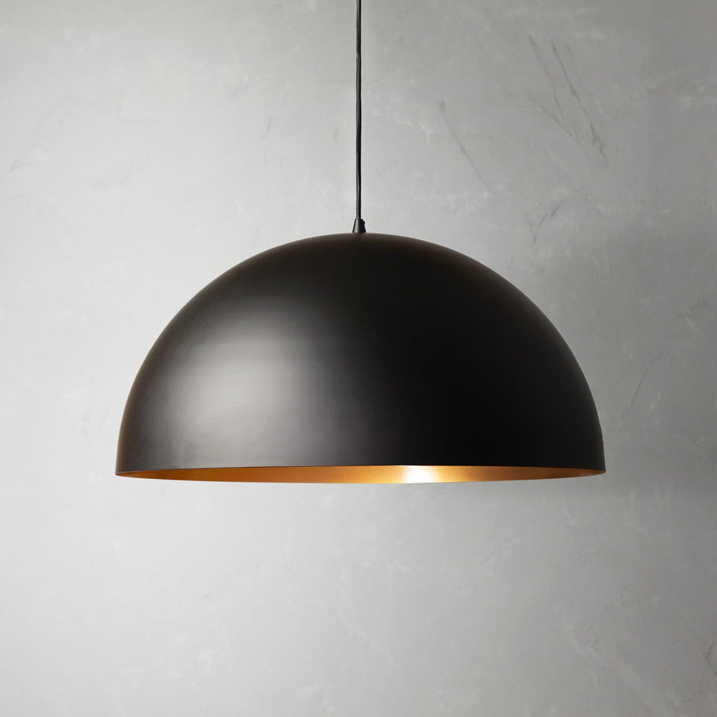 Simple Metal Dome Pendant Light