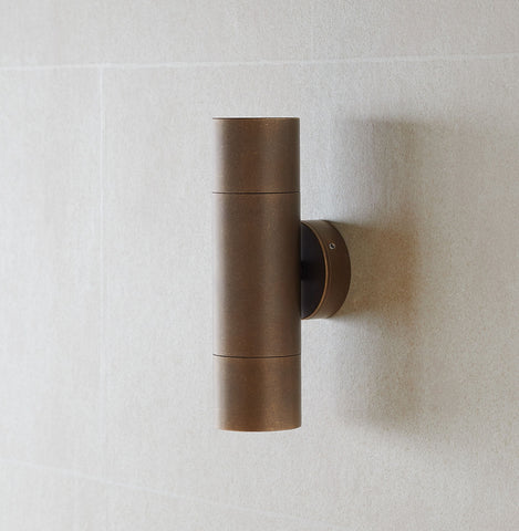 Ursula Wall Light In Brass With A Black Hood