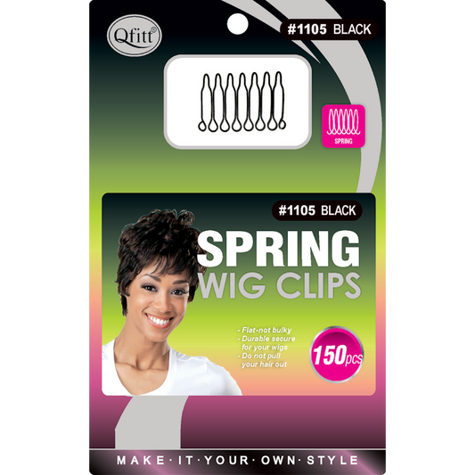 Qfitt Spring Wig Clips Extension Hook Hair Comb #1101 / #1103