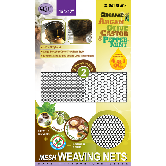 QHP Hair net Invisible Pearl