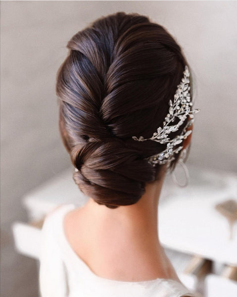 This chic french twist updo wedding hairstyle perfect for any wedding venue